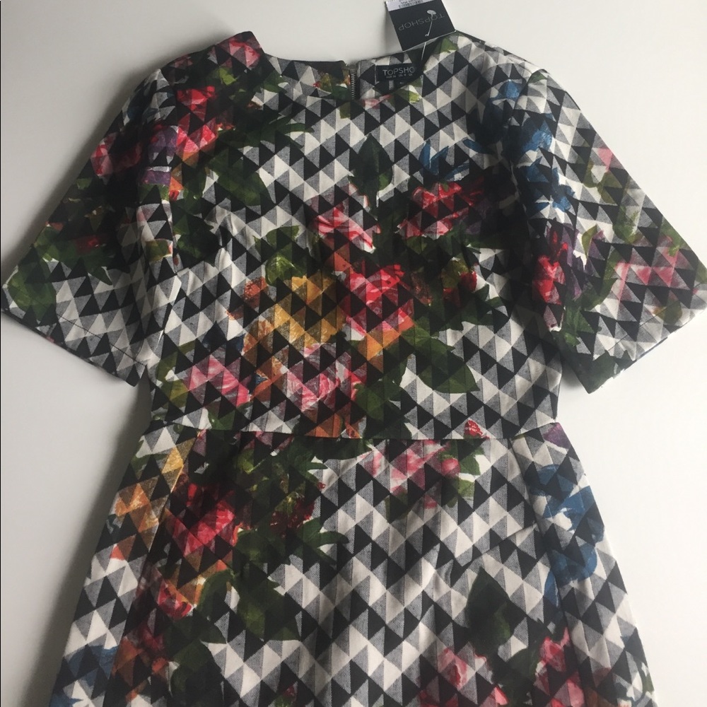 Topshop graphic dress