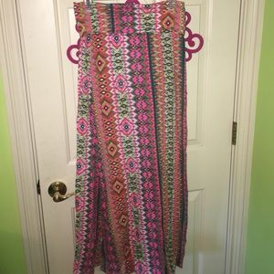 Roxy brand maxi skirt
