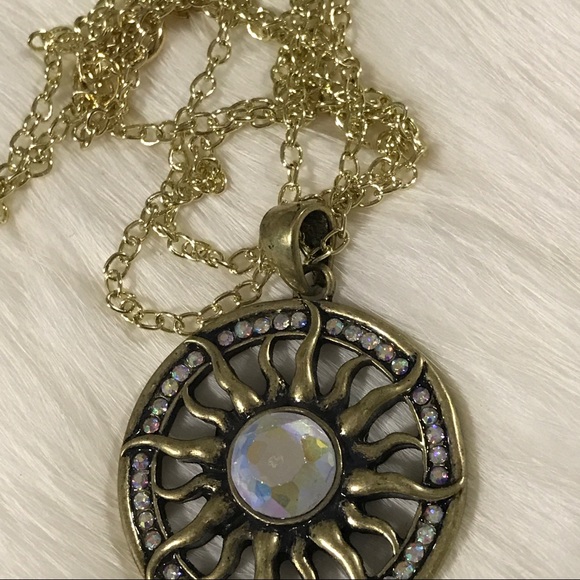 Handmade Sun Necklace - Picture 2 of 2