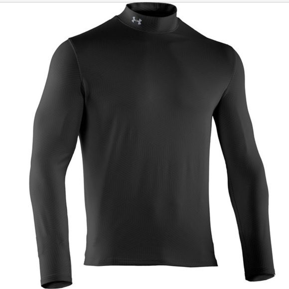 Under Armour Shirts - Men's Under Armour Black Base Layer Small Long slv Under Armour Shirts - Men's Under Armour Black Base Layer Small Long slv