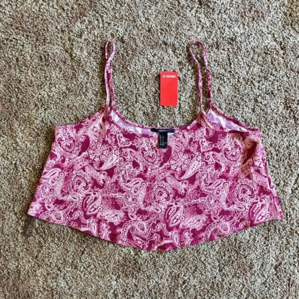 Paisley Crop Top - S