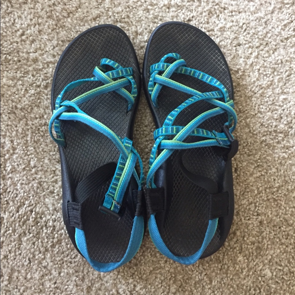 Blue Chaco sandals