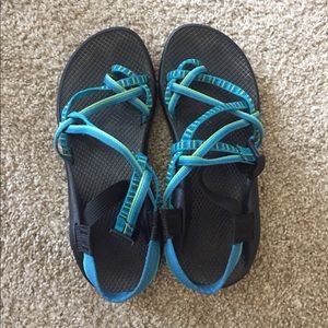 Blue Chaco sandals