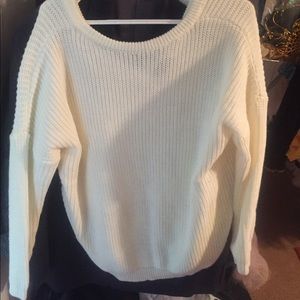 Nasty Gal white sweater