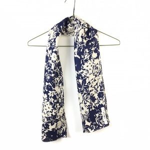 the hill-side washed linen floral scarf