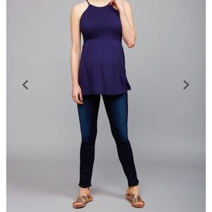 Ag secret fit belly stilt cigarette maternity jean