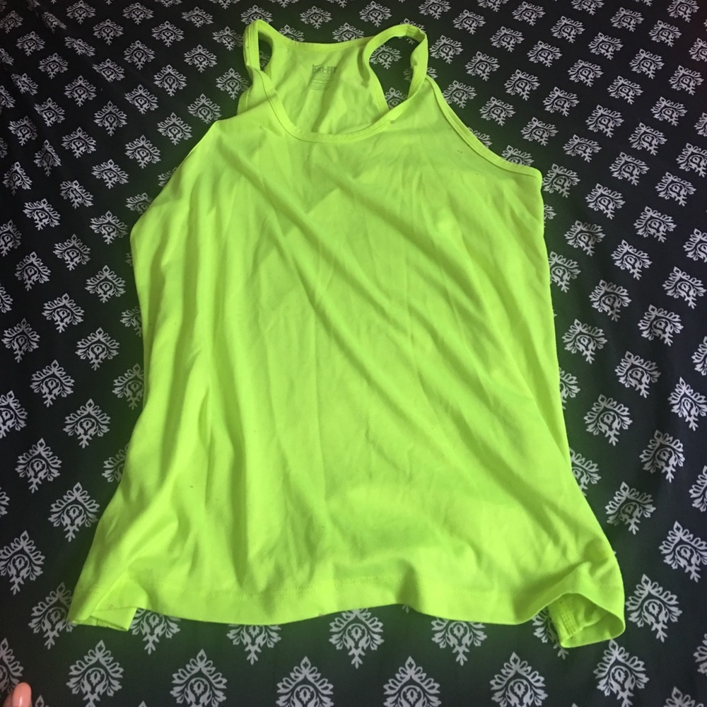 Neon yellow, green