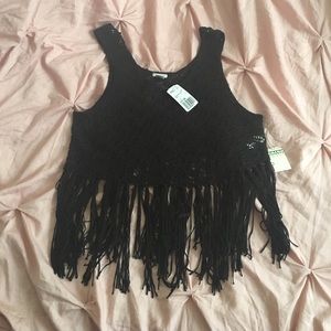 Fringe tank top