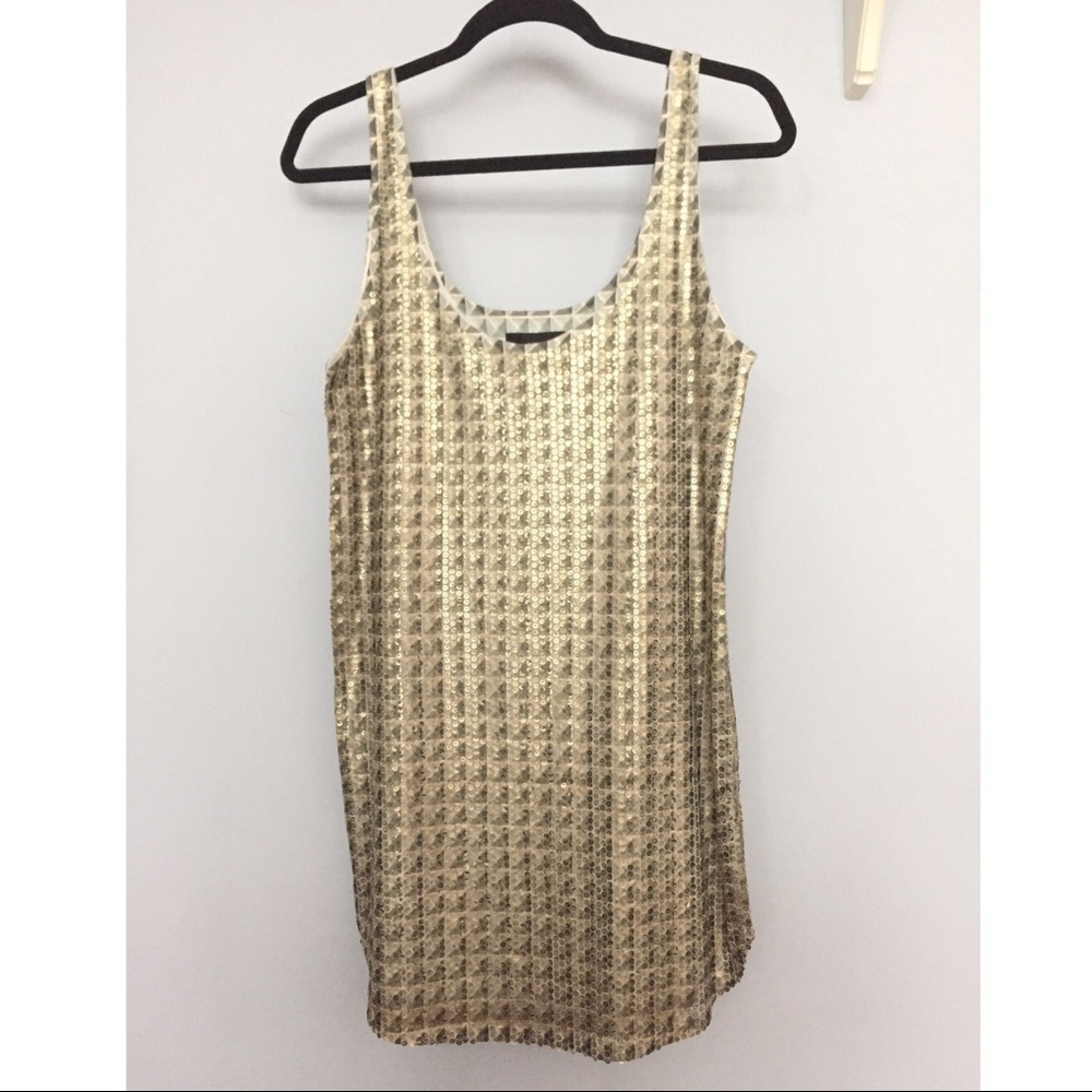 Obey sequin tank mini dress