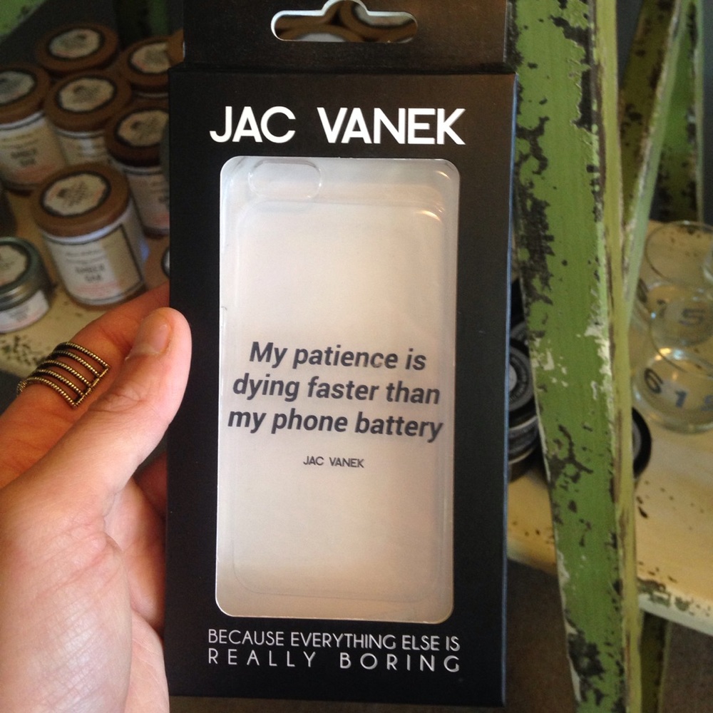 Jac Vanek iPhone case