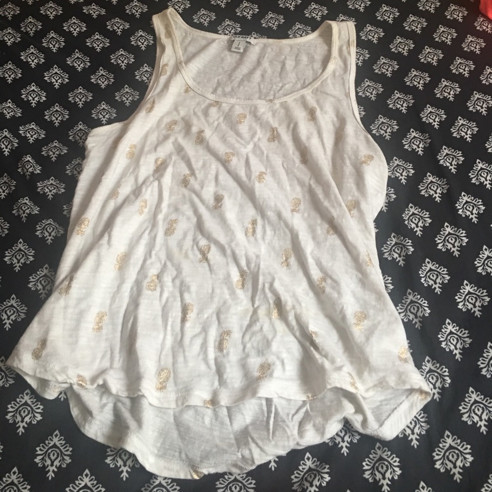 Pineapple muscle tee