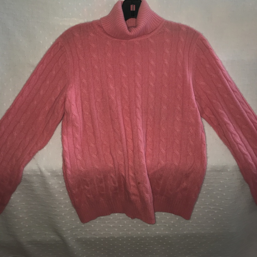 cashmere cowl neck sweater