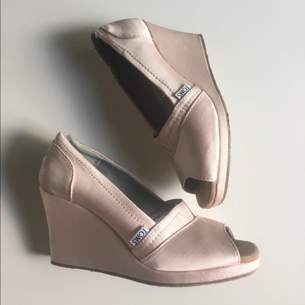 TOMS wedding wedge
