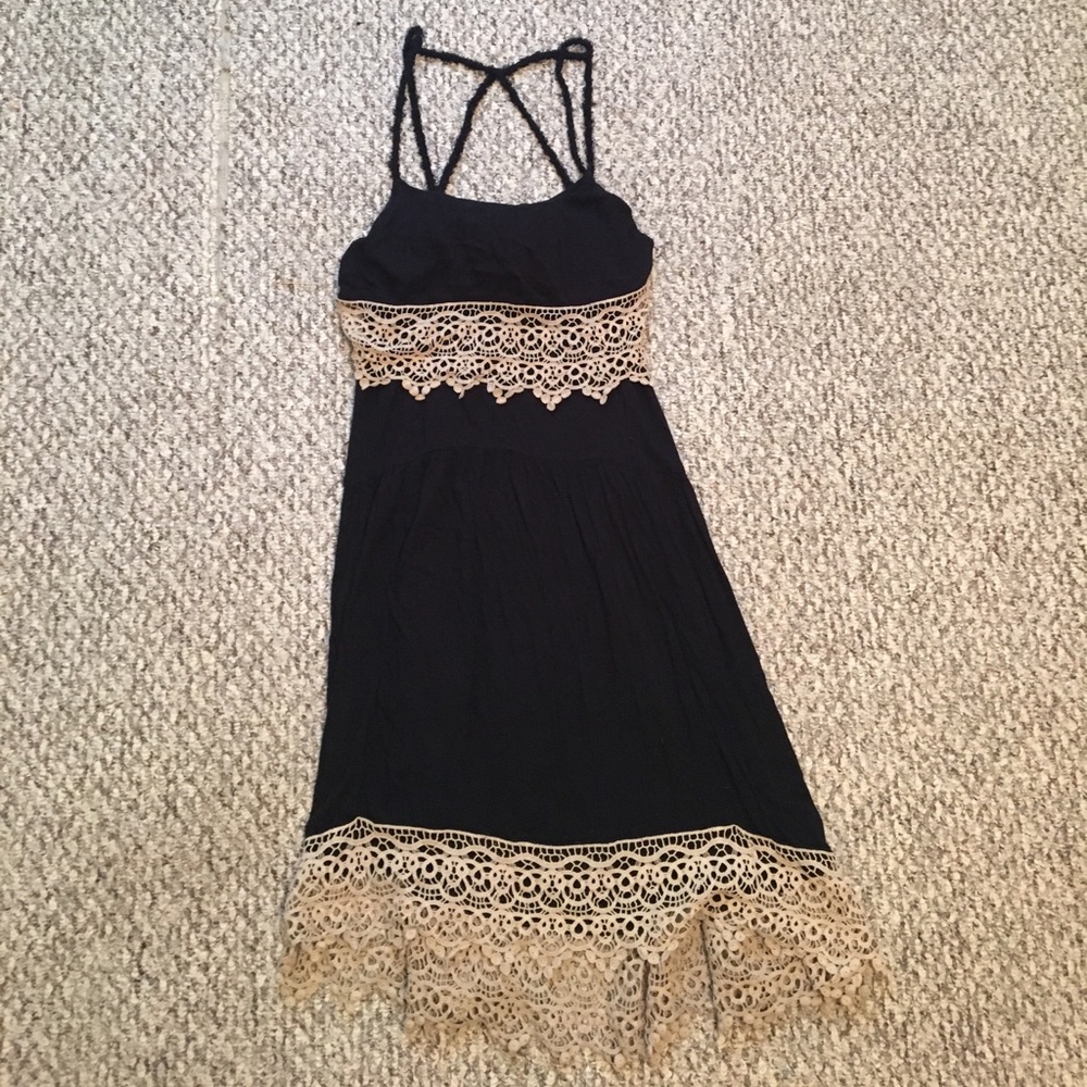 Free people black casual dress