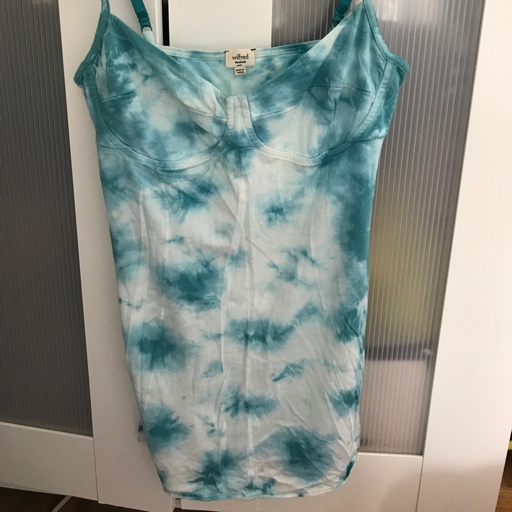 NWOT Aritzia "Bustier" Bra Tank Top, Tie-dye, Sz M