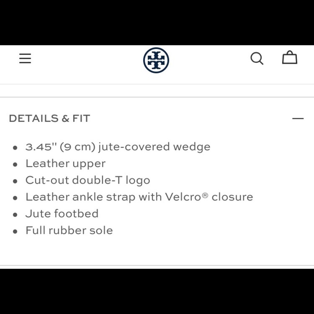 Tory Burch Bima Espadrille Wedge! On hold - Picture 7 of 7