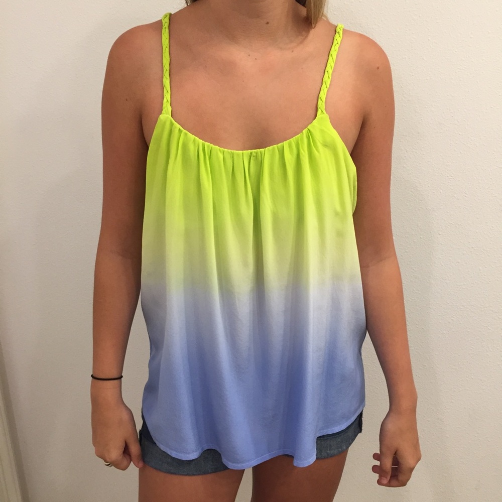 Gypsy05 Silk ombré tank