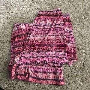 Patterned maxi skirt