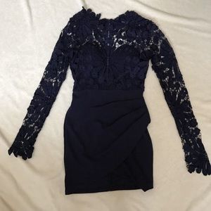 Mura boutique navy lace dress