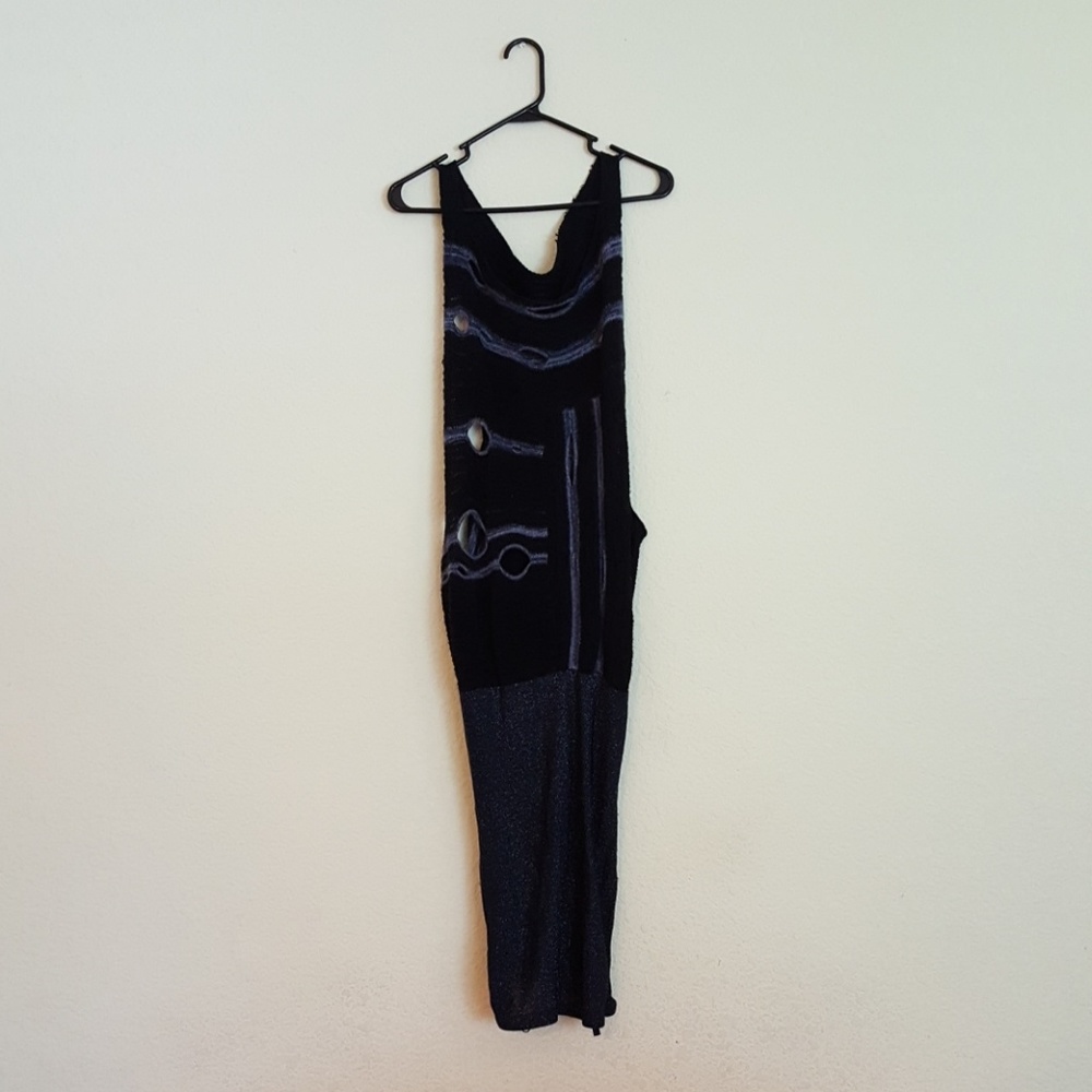 Free People distressed dress.