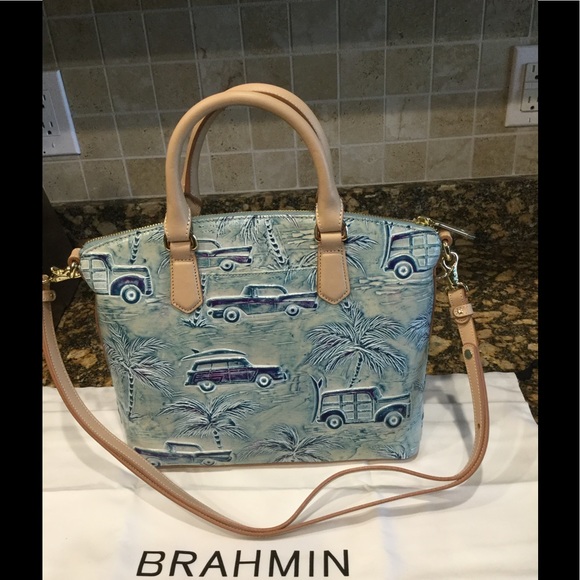 Brahmin Handbags - Brahmin Satchel-Sky-Copa-Cabana-with-Dust-Bag