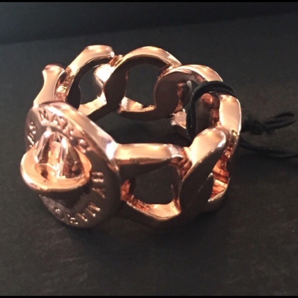 Marc by Marc Jacobs Rose Gold Chain Ring 7/8 - Picture 3 of 4