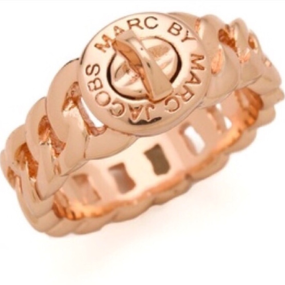 Marc by Marc Jacobs Rose Gold Chain Ring 7/8