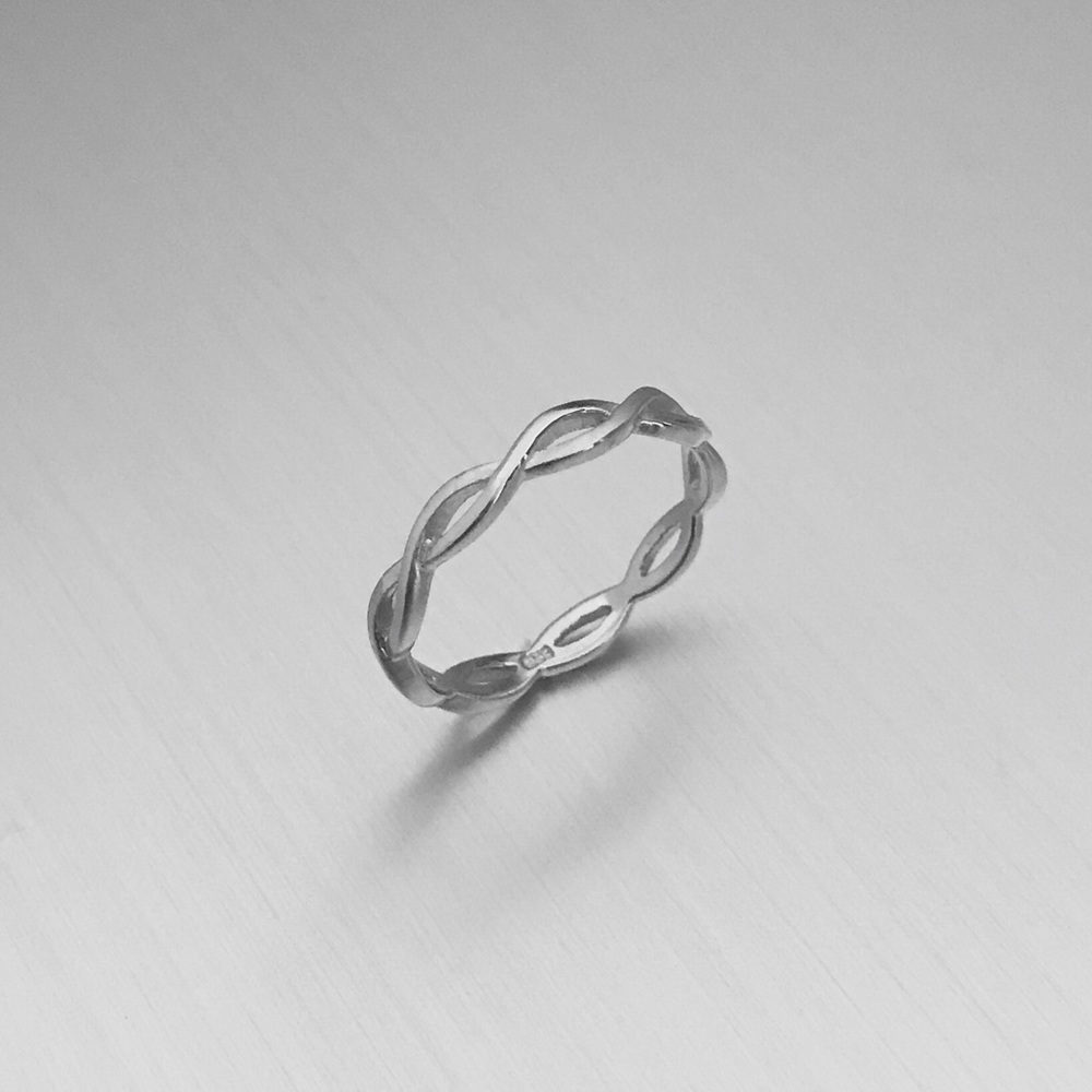 Sterling Silver Infinity Eternity Ring - image 1