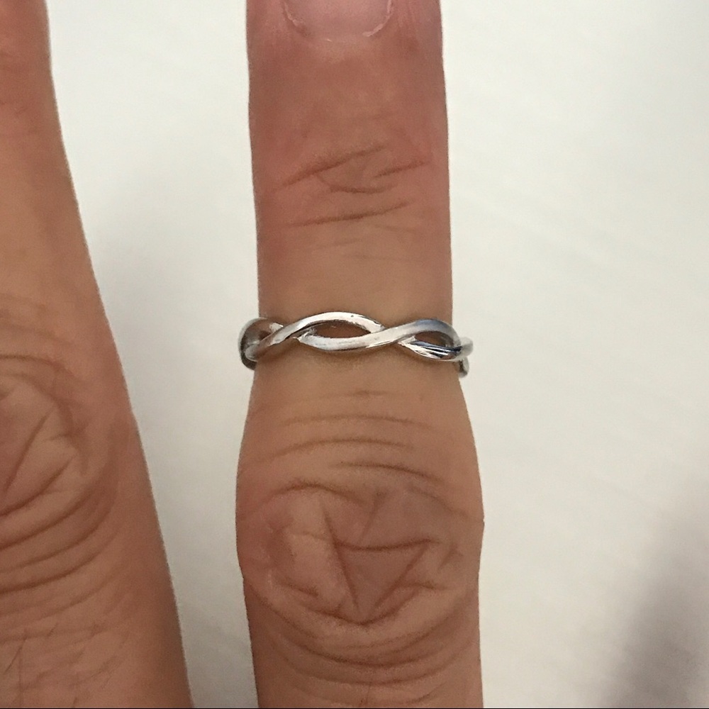Sterling Silver Infinity Eternity Ring - image 4