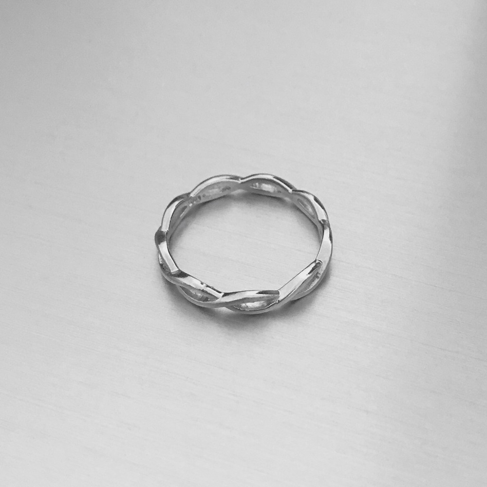 Sterling Silver Infinity Eternity Ring - image 3