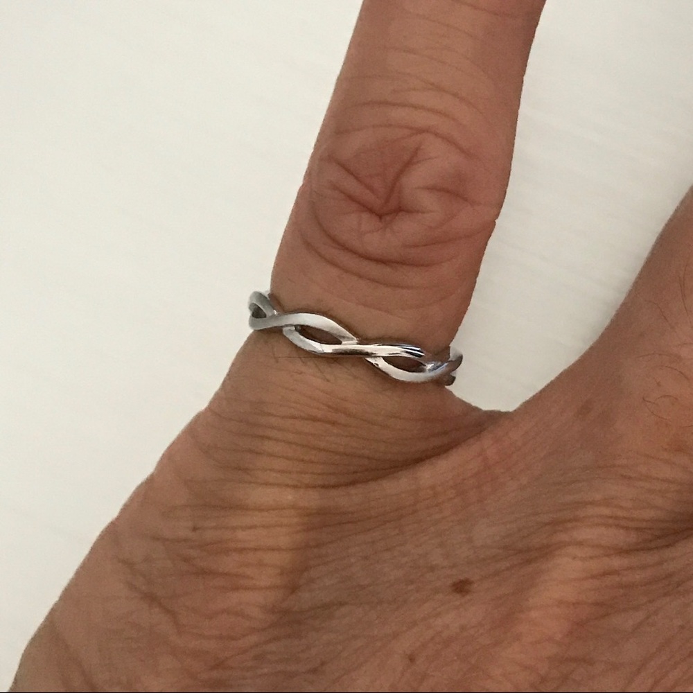 Sterling Silver Infinity Eternity Ring - image 6