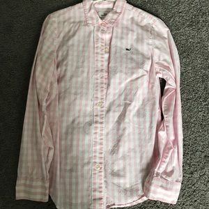 Plaid Pink Vineyard Vines Button-up