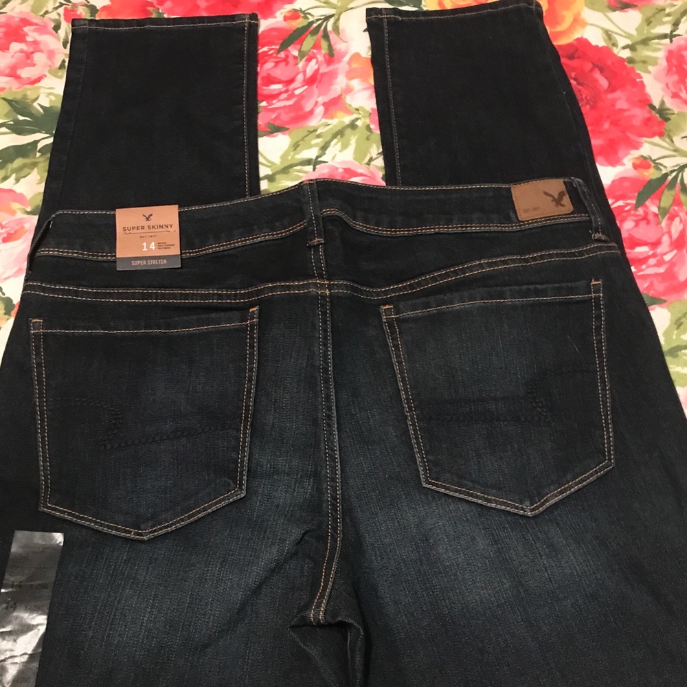 American Eagle super skinny jeans - size 14 x long