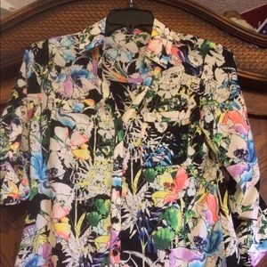 Express Floral print Portofino Shirt