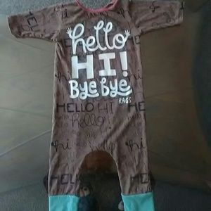 Rags to riches stretch toddler romper 12 to 18 mo