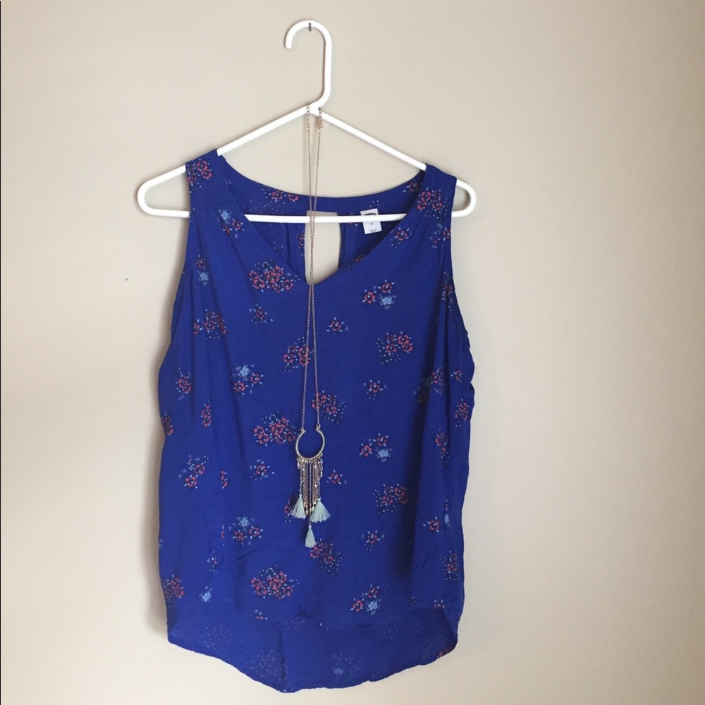 Old Navy Keyhole back tunic tank