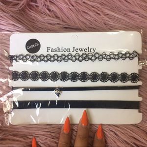 Black Choker Set