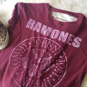 Ramones tee - cut out back