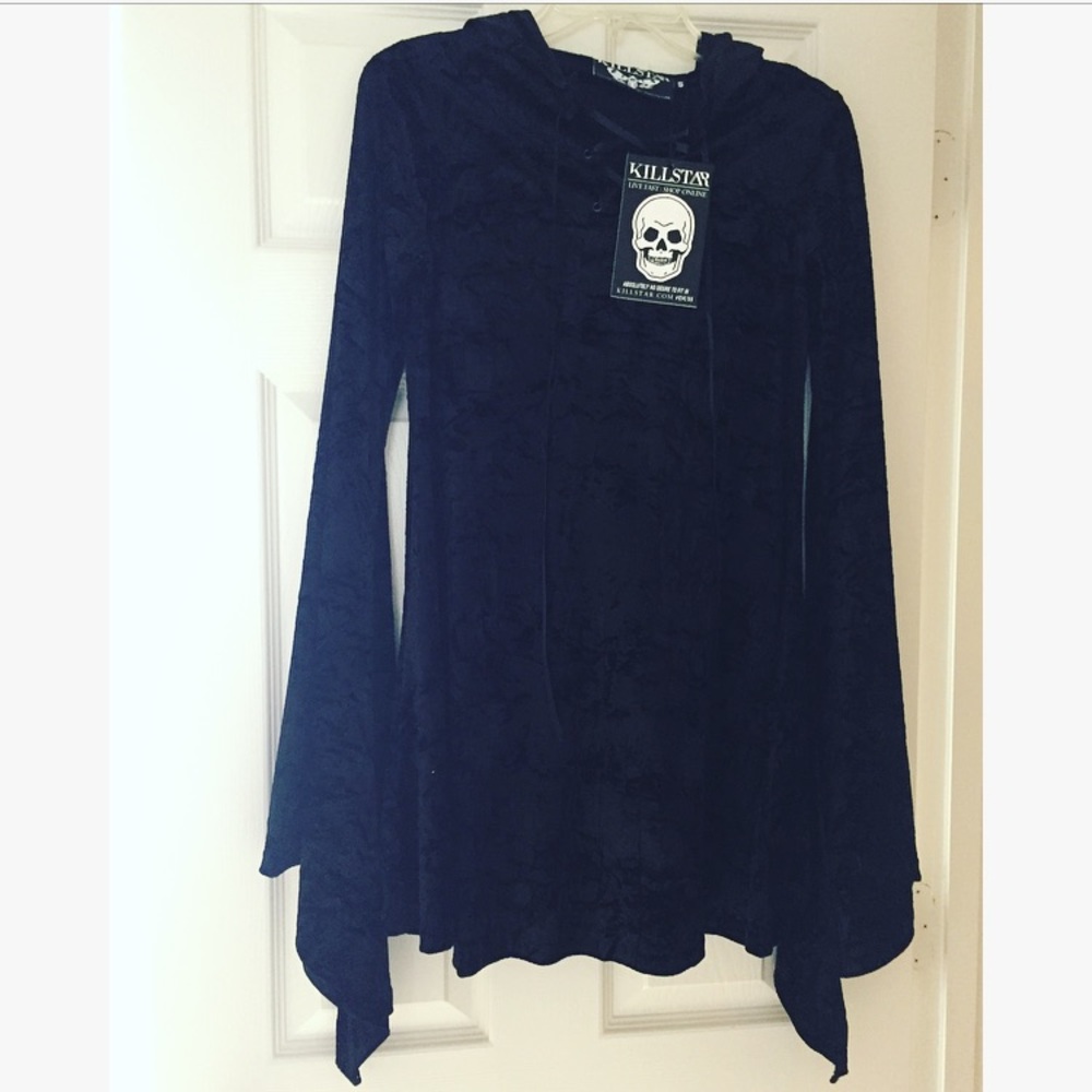 FLASHSALE☠️ Hooded black Killstar dress