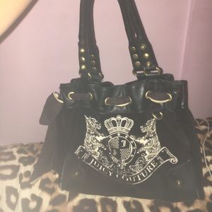 Juicy Couture Black and Gold Handbag ✨