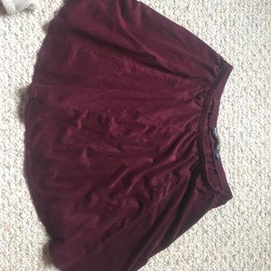 Brandy Melville maroon skirt