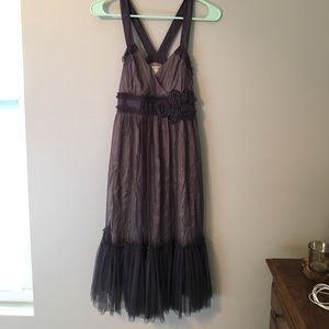 Lavender anthropologie dress