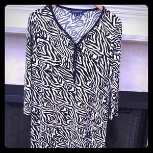 Jones New York animal print dress