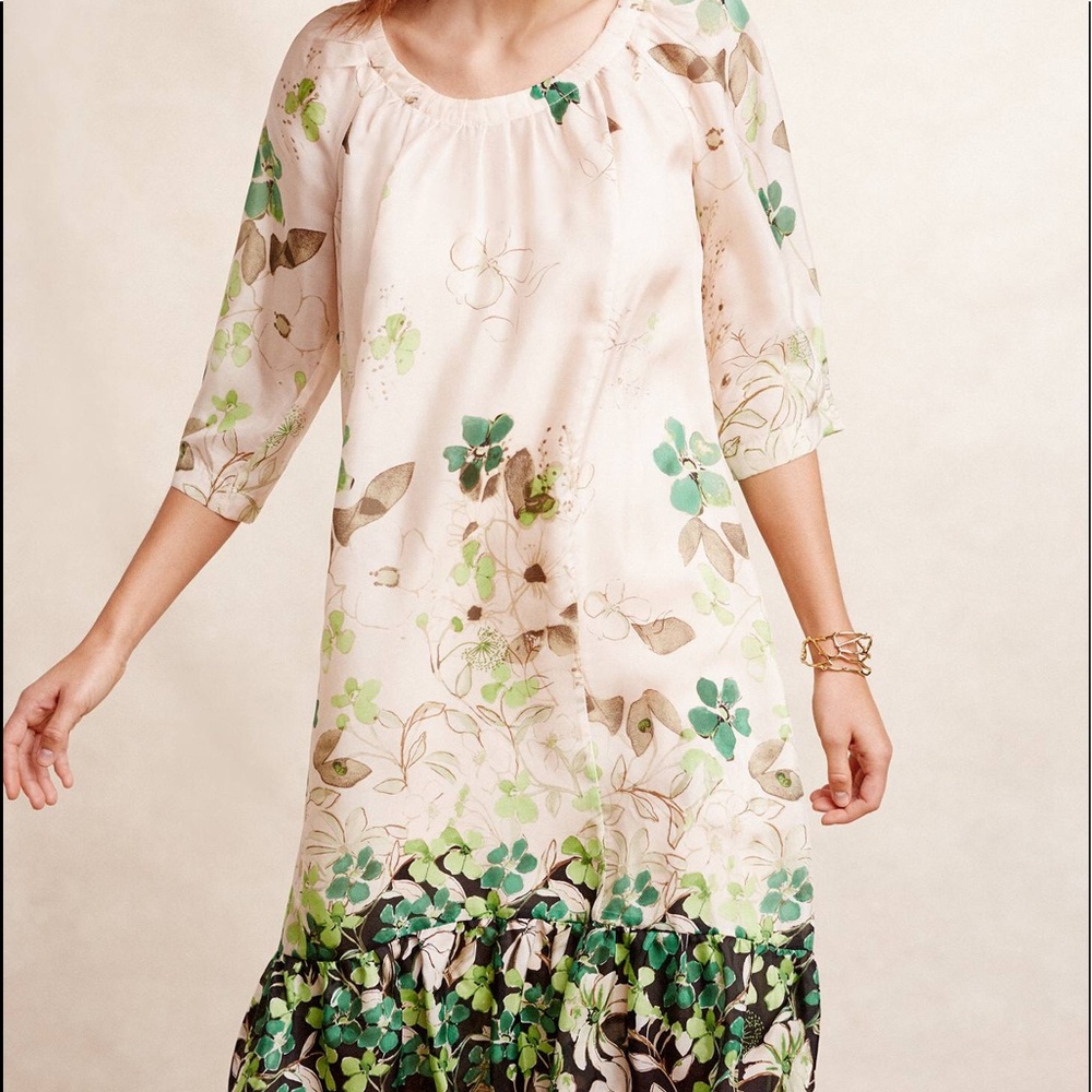 [SOLD] Vanessa Virginia Rainforest Silk Dress