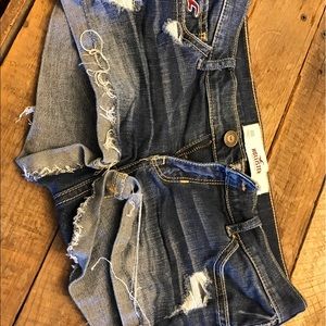 Hollister jean shorts