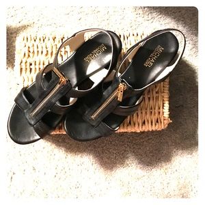 Michael Kors Black Wedge with Zipper!