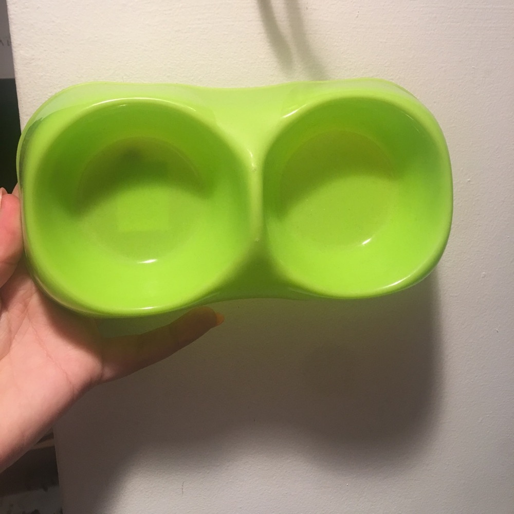 Green food bowl