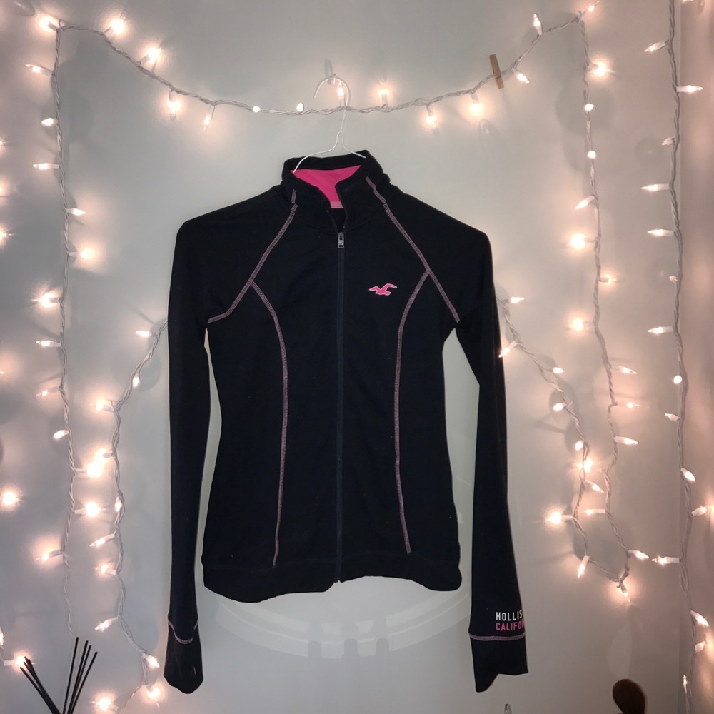 Hollister athletic zip up