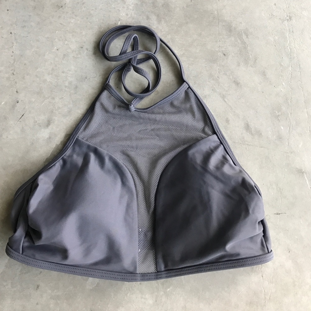 Sporty grey mesh bikini set π size small - Picture 2 of 4