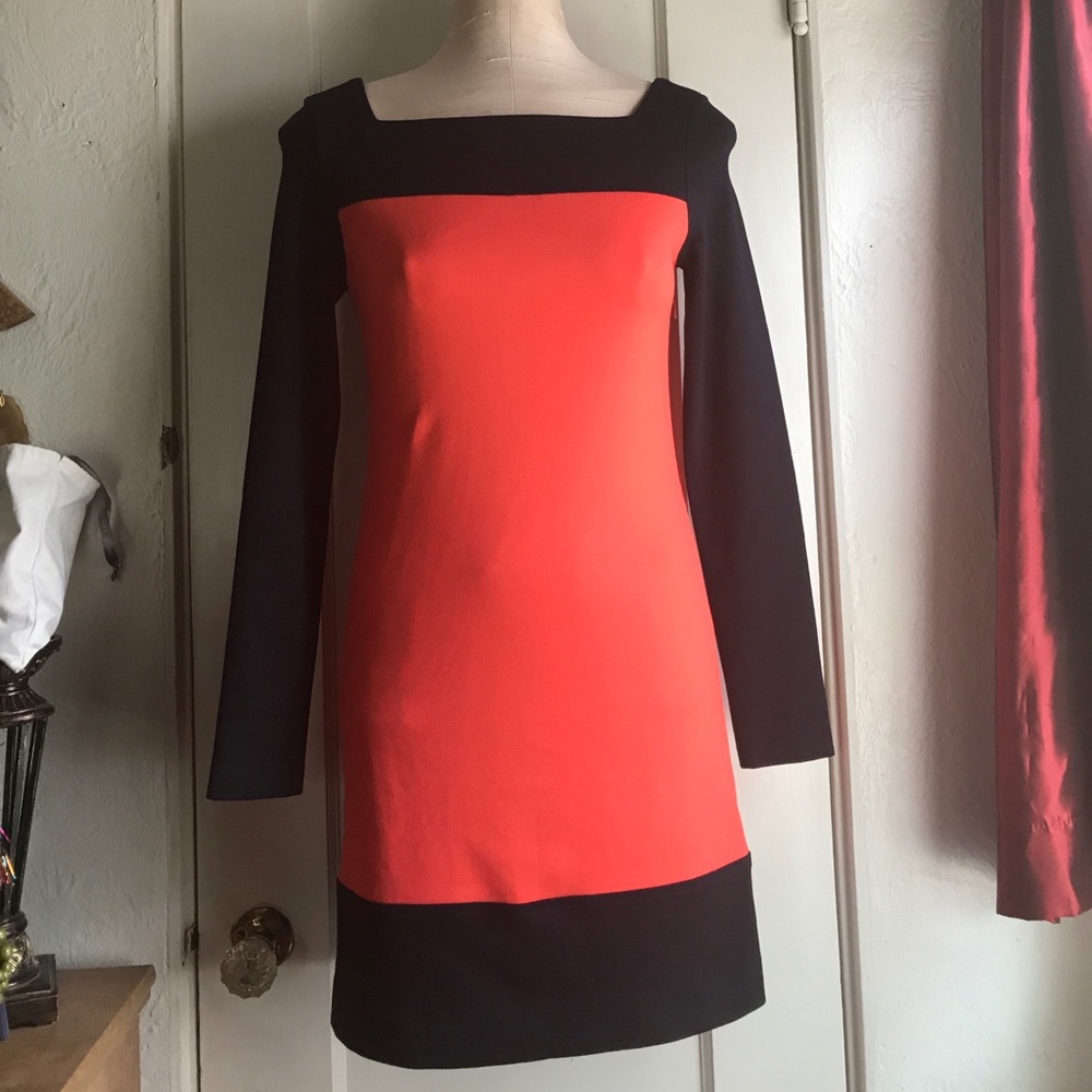Milly Color Block Sheath Dress